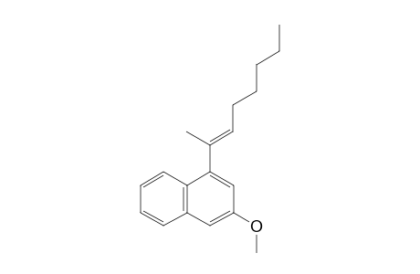 (E)-3-methoxy-1-(oct-2-en-2-yl)naphthalene