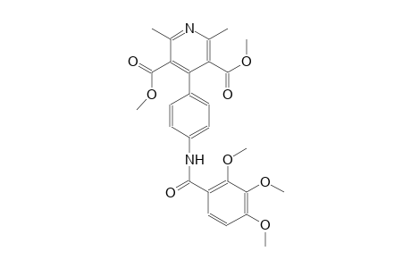 3,5-pyridinedicarboxylic acid, 2,6-dimethyl-4-[4-[(2,3,4-trimethoxybenzoyl)amino]phenyl]-, dimethyl ester