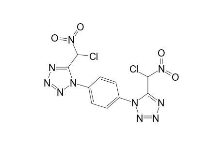 1,4-Bis{5-[chloro(nitro)methyl]-1H-tetrazol-1-yl}benzene