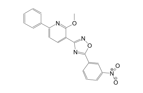 2-methoxy-3-[5-(3-nitrophenyl)-1,2,4-oxadiazol-3-yl]-6-phenylpyridine