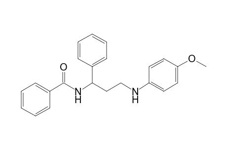 1-Benzoylamino-3-(4-methoxyphenylamino)-1-phenylpropane