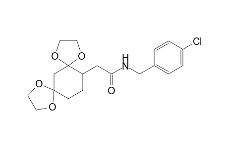 N-(4-Chlorobenzyl)-2-(1,4,8,11-tetraoxadispiro[4.1.4.3]tetradec-12-yl)acetamide