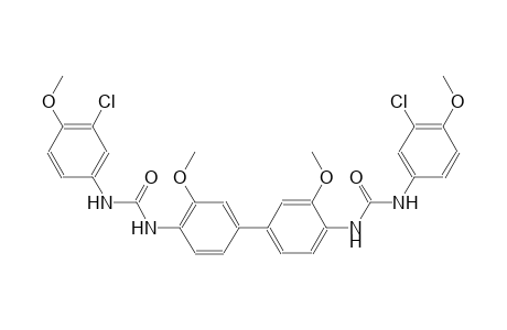 urea, N-(3-chloro-4-methoxyphenyl)-N'-[4'-[[[(3-chloro-4-methoxyphenyl)amino]carbonyl]amino]-3,3'-dimethoxy[1,1'-biphenyl]-4-yl]-
