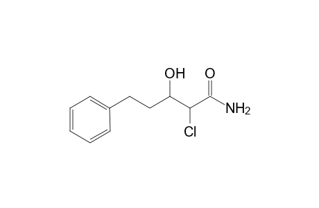 2-Chloro-3-hydroxy-5-phenylpentanamide