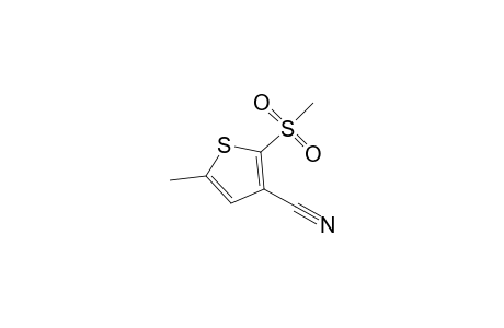 2-Mesyl-5-methyl-thiophene-3-carbonitrile