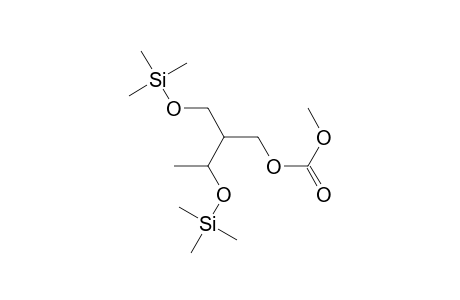 Carbonic acid, methyl 3-[(trimethylsilyl)oxy]-2-[[(trimethylsilyl)oxy]methyl]butyl ester