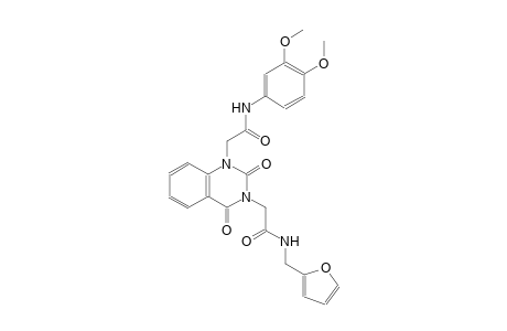 1-[3-(3,4-dimethoxyphenyl)-2-oxopropyl]-3-[4-(furan-2-yl)-2-oxobutyl]-1,2,3,4-tetrahydroquinazoline-2,4-dione