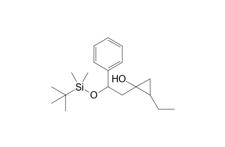 (E)-1-[2-(tert-Butyldimethylsilyloxy)-2-phenylethyl]-2-ethylcyclopropanol