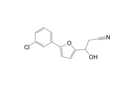 3-[5-(3-Chlorophenyl)furan-2-yl]-3-hydroxypropanenitrile