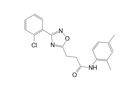 3-[3-(2-chlorophenyl)-1,2,4-oxadiazol-5-yl]-N-(2,4-dimethylphenyl)propanamide