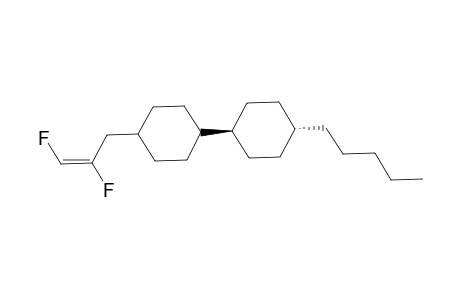 1-{trans-4-[(E)-2,3-Difluoro-2-propenyl]cyclohexyl}-trans-4-pentylcyclohexane