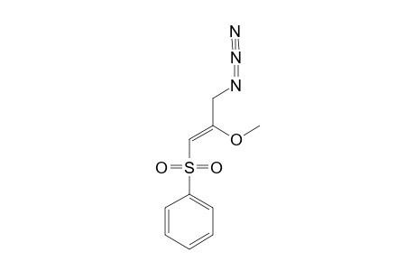 (Z)-(3-AZIDO-2-METHOXYPROP-1-ENYLSULFONYL)-BENZENE