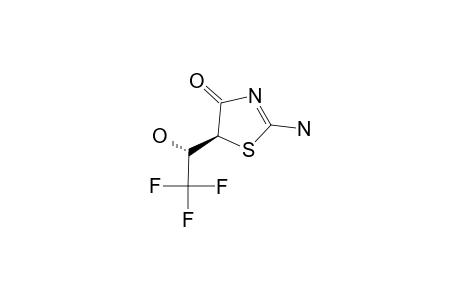 (5S,1'S)-2-AMINO-(2,2,2-TRIFLUORO-1-HYDROXYMETHYL)-5H-THIAZOL-4-ONE