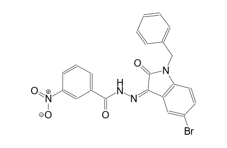 N'-[(3Z)-1-benzyl-5-bromo-2-oxo-1,2-dihydro-3H-indol-3-ylidene]-3-nitrobenzohydrazide