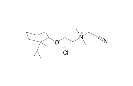 N-(cyanomethyl)-N,N-dimethyl-2-[(1,7,7-trimethylbicyclo[2.2.1]hept-2-yl)oxy]ethanaminium chloride