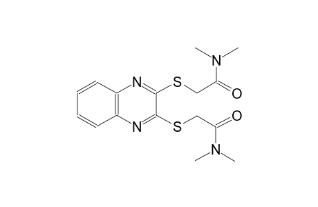 2-[(3-{[2-(dimethylamino)-2-oxoethyl]sulfanyl}-2-quinoxalinyl)sulfanyl]-N,N-dimethylacetamide