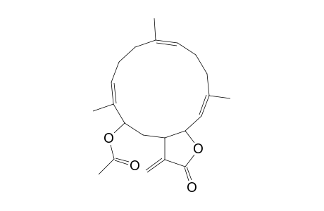 (1s,2s,3e,7e,11e,13s)-13-acetoxycembra-3,7,11,15-tetraen-17,2-olide