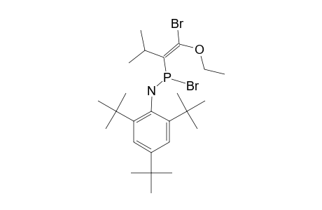 E-1-ETHOXY-1-BROMO-3-METHYLBUTEN-2-YLPHOSPHONOUS_ACID_2,4,6-TRI-TERT.-BUTYLANILIDE_BROMIDE