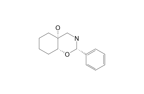 (2S,4aR,8aR)-2-phenyl-2,3,4,5,6,7,8,8a-octahydrobenzo[e][1,3]oxazin-4a-ol