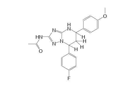 N-[7-(4-fluorophenyl)-5-(4-methoxyphenyl)-4,5,6,7-tetrahydro[1,2,4]triazolo[1,5-a]pyrimidin-2-yl]acetamide
