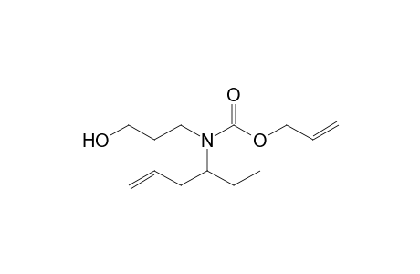 Allyl hex-5-en-3-yl(3-hydroxypropyl)carbamate