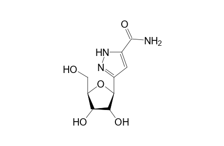 3.beta.-D-Ribofuranosyl-1H-pyrazole-5-carboxamide