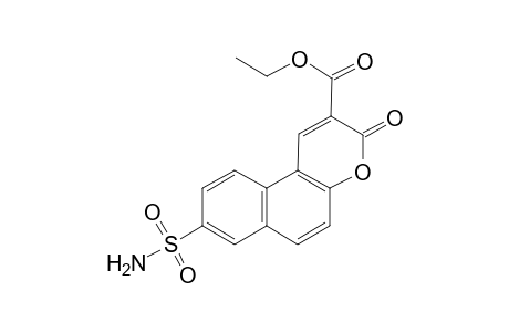 Benzo[f]cumarine-3-carboxilic acid, 7-aminosulfonyl, ethyl ester-