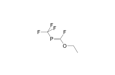 (E)-P-TRIFLUOROMETHYL-C-FLUORO-C-ETHOXYPHOSPHAETHENE
