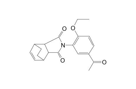 Isoindole-1,3(1H,3H)-dione, 3a,4,7,7a-tetrahydro-4,7-ethano-2-(3-acetyl-6-ethoxyphenyl)-