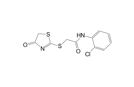 N-(2-chlorophenyl)-2-[(4-oxo-4,5-dihydro-1,3-thiazol-2-yl)sulfanyl]acetamide