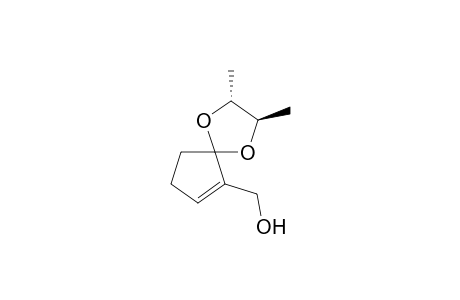 (2R,3R)-(-)-2,3-Dimethyl-1,4-dioxaspiro[4.4]non-6-ene-6-methanol