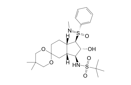 N-[(1'R,2'R,3'S,3a'R,7a'S)-2'-Hydroxy-5,5-dimethyl-1'-{(S)-N-methylphenyl-sulfonimidoyl}octahydrospiro[1,3-dioxane-2,5 -indene]-3-yl]-2-methylpropane-2-sulfonamide