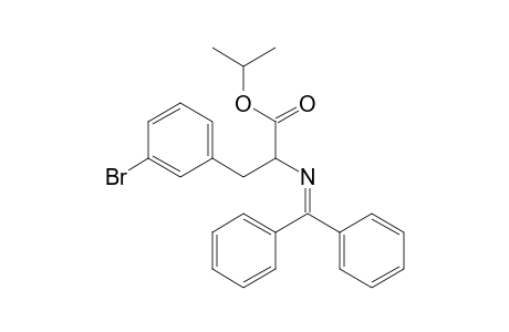 Isopropyl 3-(3-bromophenyl)-2-(diphenylmethyleneamino)propanoate