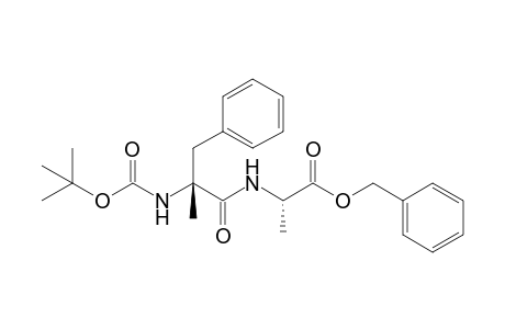Benzyl-[(R)-2-(tert-Butoxycarbonylamino)-2-methyl-3-phenylpropanoyl]-L-alaninate