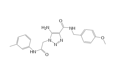 5-amino-N-(4-methoxybenzyl)-1-[2-oxo-2-(3-toluidino)ethyl]-1H-1,2,3-triazole-4-carboxamide