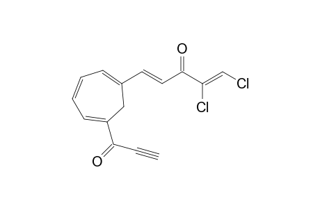 (1Z,4E)-1,2-bis(chloranyl)-5-(6-prop-2-ynoylcyclohepta-1,3,5-trien-1-yl)penta-1,4-dien-3-one