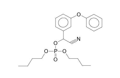O,O-DIBUTYL-O-(ALPHA-CYANO-3-PHENOXYBENZYL)PHOSPHATE