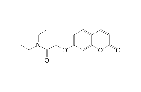 acetamide, N,N-diethyl-2-[(2-oxo-2H-1-benzopyran-7-yl)oxy]-