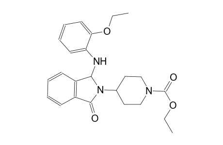 1-piperidinecarboxylic acid, 4-[1-[(2-ethoxyphenyl)amino]-1,3-dihydro-3-oxo-2H-isoindol-2-yl]-, ethyl ester