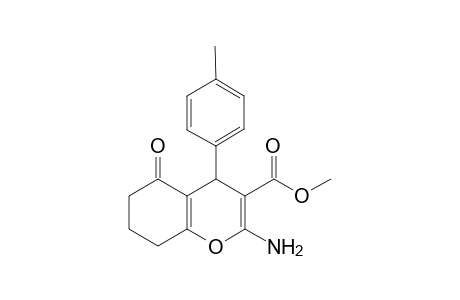 4H-1-Benzopyran-3-carboxylic acid, 2-amino-5,6,7,8-tetrahydro-4-(4-methylphenyl)-5-oxo-, methyl ester