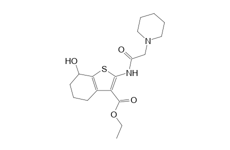 7-Hydroxy-2-[(2-piperidinoacetyl)amino]-4,5,6,7-tetrahydrobenzothiophene-3-carboxylic acid ethyl ester