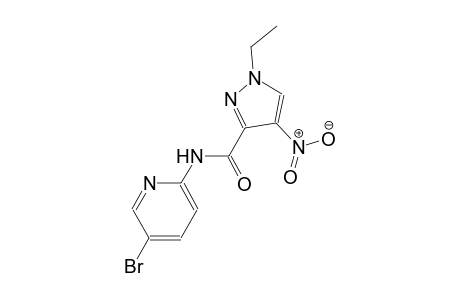 N-(5-bromo-2-pyridinyl)-1-ethyl-4-nitro-1H-pyrazole-3-carboxamide