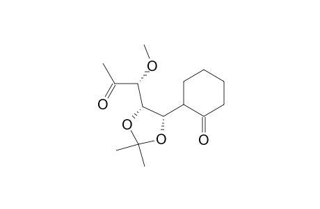 (1R,1'R/S)-4,5-Dideoxy-1,2-O-isopropylidene-3-O-methyl-1-(2'-oxo-1'-cyclohexyl)-1-arabinitol-4-one