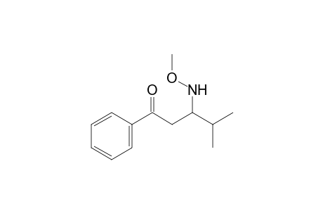 3-(Methoxyamino)-4-methyl-1-phenyl-pentan-1-one