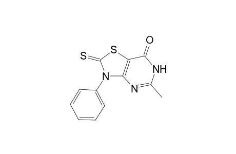 5-Methyl-3-phenyl-2-thioxo-2,3-dihydro-6H-thiazolo[4,5-d]pyrimidin-7-one