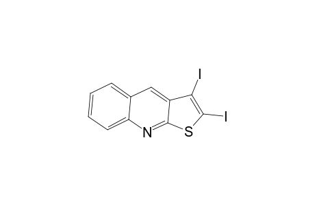 2,3-bis(iodanyl)thieno[2,3-b]quinoline