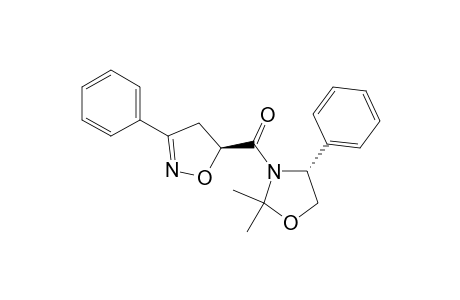 [(4R)-2,2-dimethyl-4-phenyl-1,3-oxazolidin-3-yl]-[(5S)-3-phenyl-4,5-dihydro-1,2-oxazol-5-yl]methanone