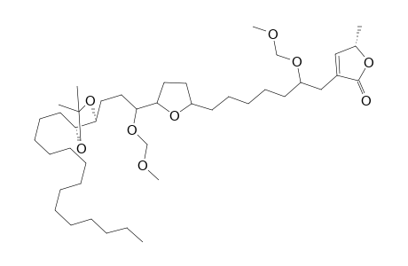 Bis(methoxymethoxy)(isopropylidenedioxy)gigantetrocin A