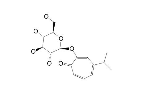 4-ISOPROPYL-TROPOLONE-2-O-BETA-D-GLUCOPYRANOSIDE