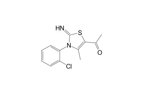5-Acetyl-4-methyl-2-imino-3-(o-chlorophenyl)-2,3-dihydrothiazole